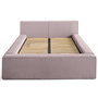 Voir la diapositive 1 : LISA DESIGN Stella - lit coffre - 140x190 cm - sommier inclus - en velours côtelé