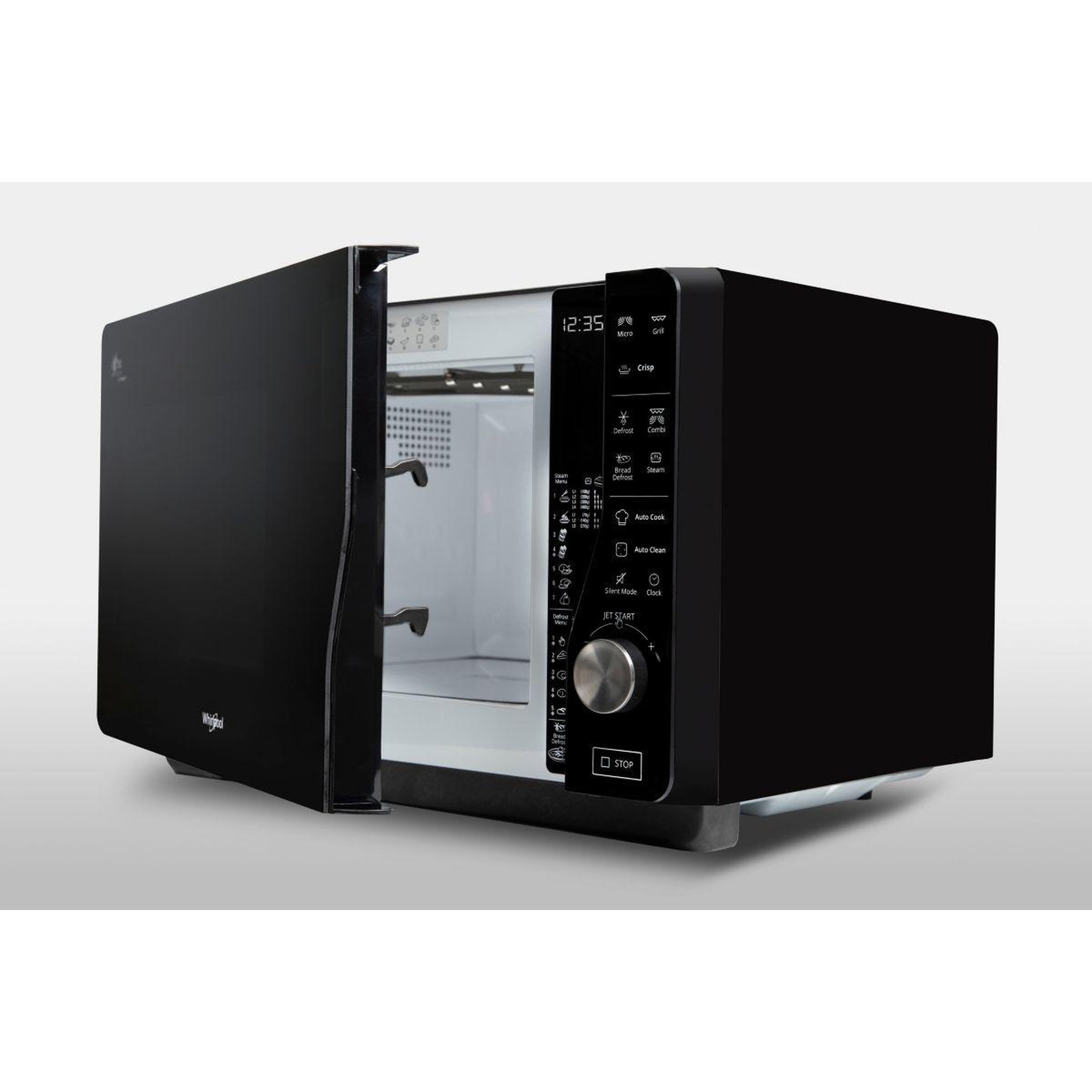 Voir la diapositive 4 : Whirlpool Micro ondes grill MWF427NB ExtraSpace crisp