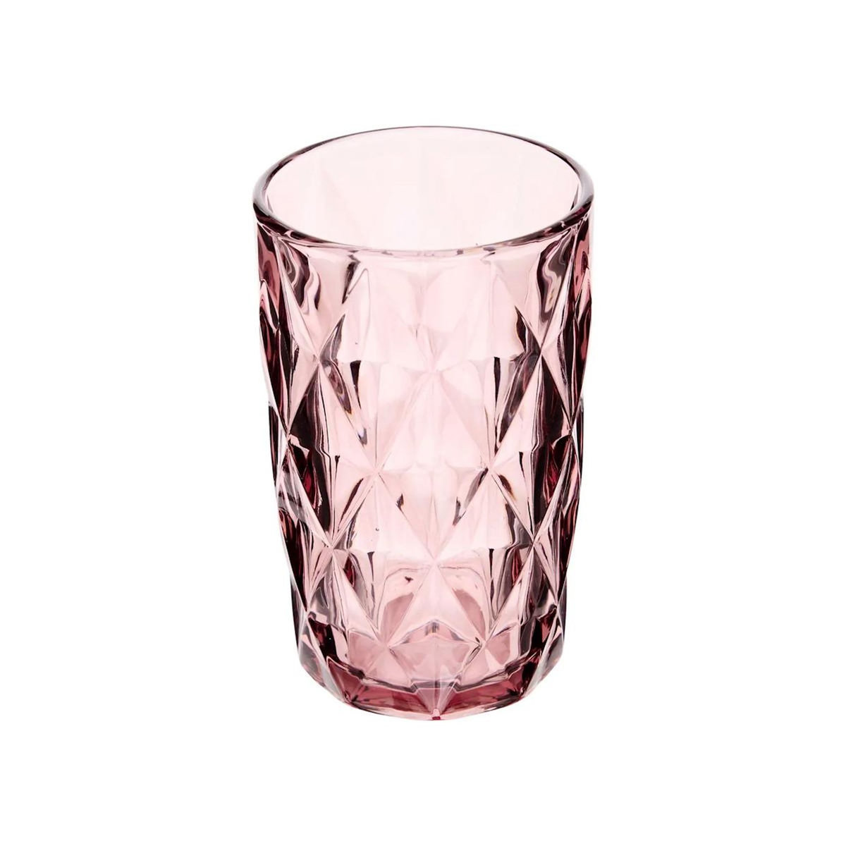 SECRET DE GOURMET Lot de 6 Gobelets Hauts  Lea  40cl Rose