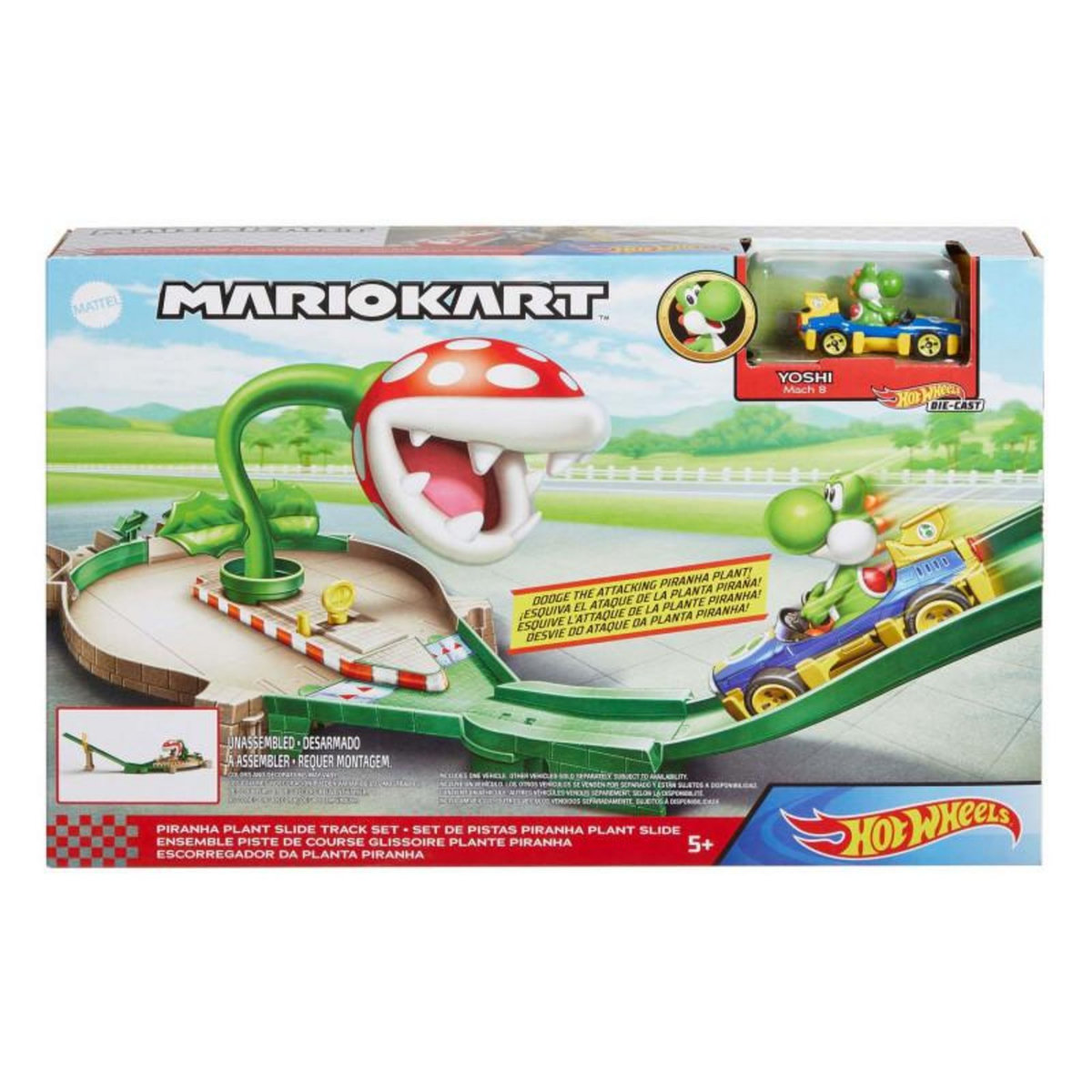 Hot Wheels Hot Wheels Mario Kart Piranha Plant Race Track