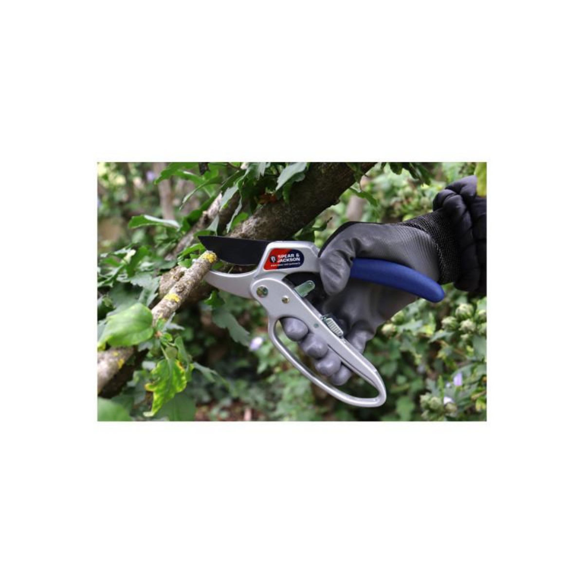 SPEAR & JACKSON Sécateur à crémaillère SPEAR & JACKSON - aluminium - 20mm