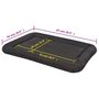 Voir la diapositive 5 : VIDAXL Matelas pour chiens Taille L Noir