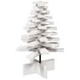 Voir la diapositive 5 : VIDAXL Arbre de Noël en bois pour decoration blanc 60 cm pin massif