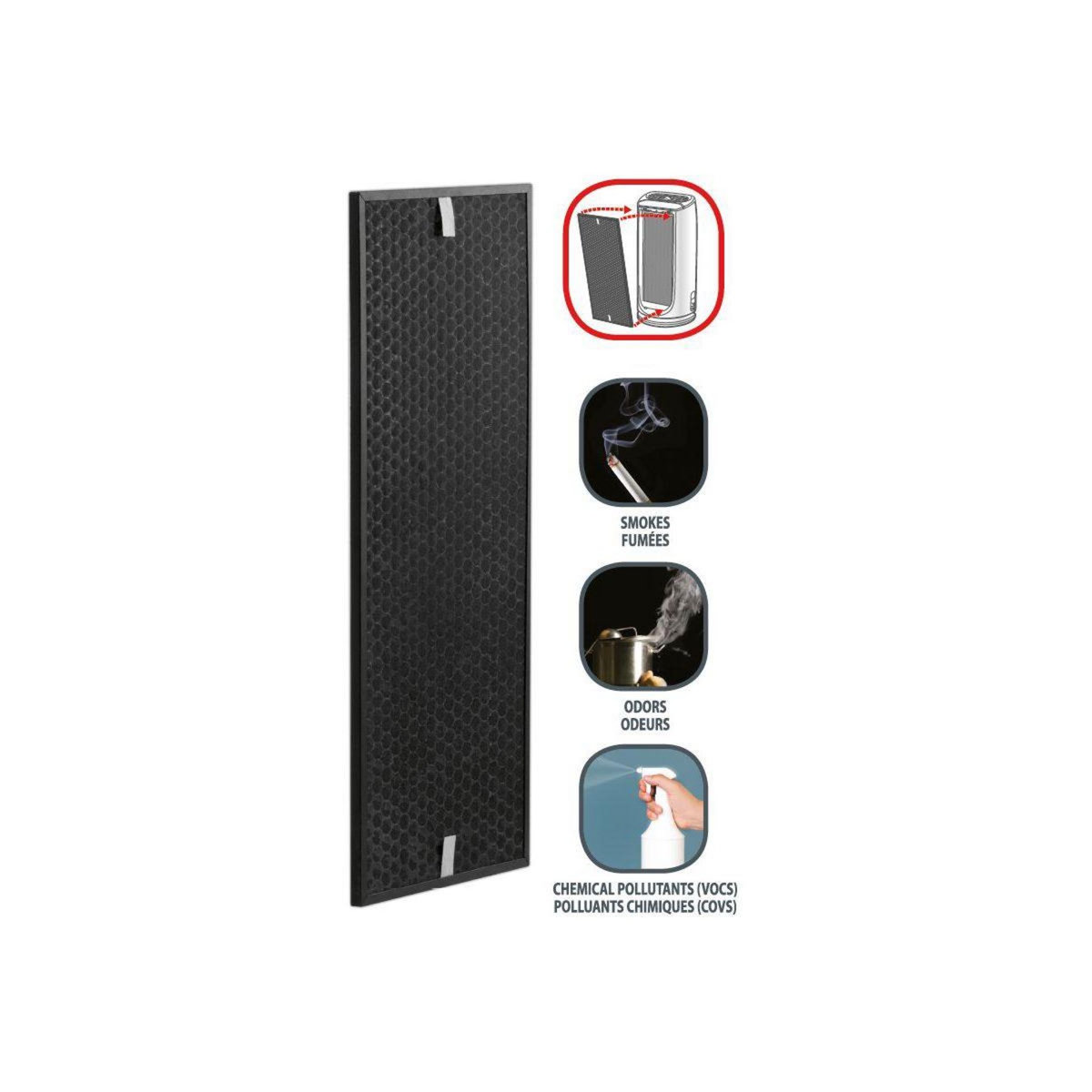 ROWENTA Filtre à charbon XD6061F0