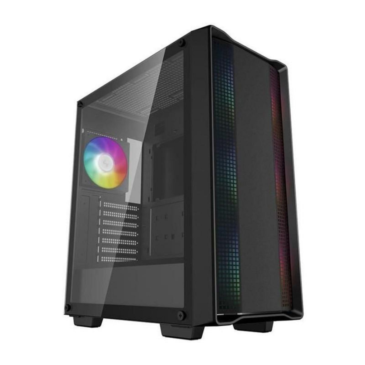 Deepcool Boîtier PC - DEEPCOOL - CC560 ARGB V2 (Noir) - Moyen tour - Format ATX - Circulation d'air optimisée