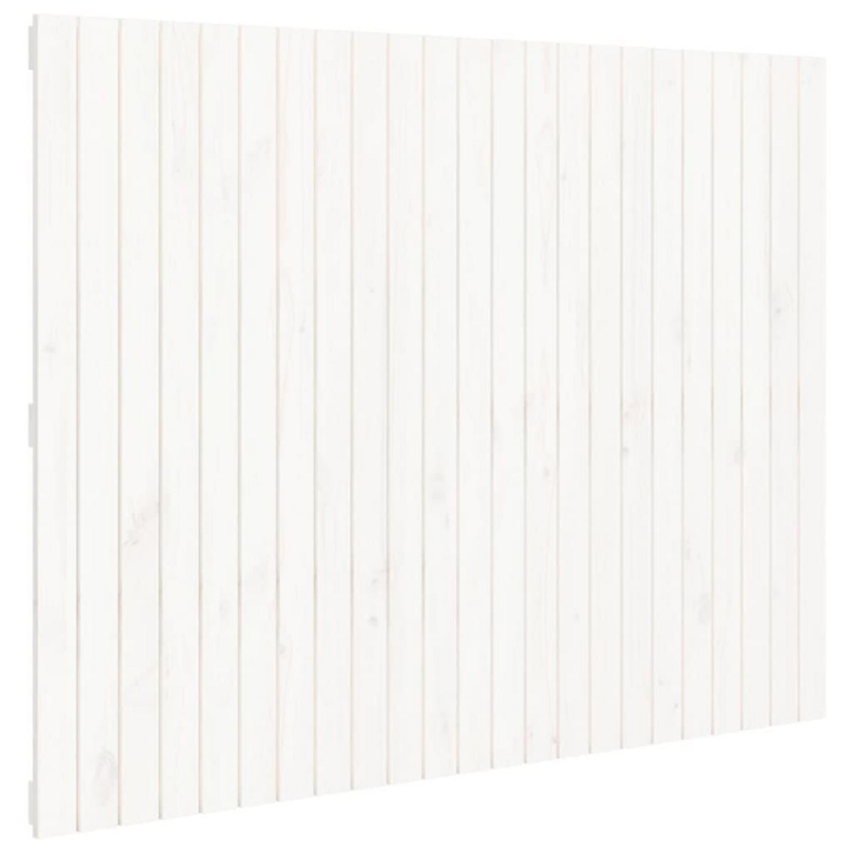 VIDAXL Tete de lit murale Blanc 146,5x3x110 cm Bois massif de pin