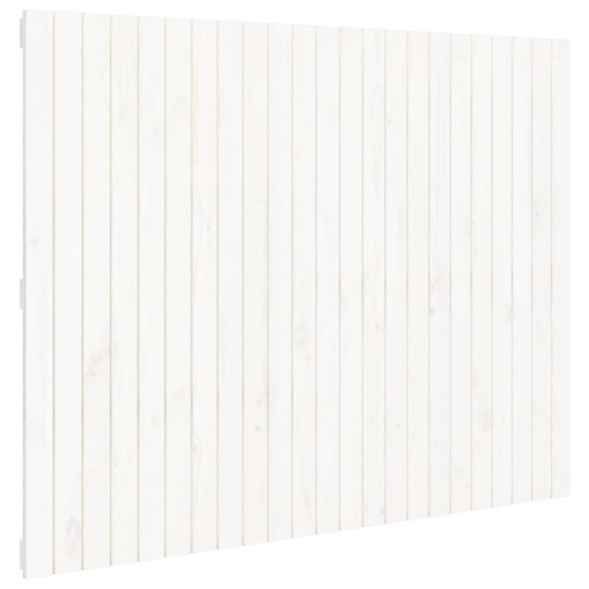 VIDAXL Tete de lit murale Blanc 146,5x3x110 cm Bois massif de pin