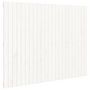 Voir la diapositive 2 : VIDAXL Tete de lit murale Blanc 146,5x3x110 cm Bois massif de pin
