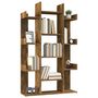 Voir la diapositive 4 : VIDAXL Bibliotheque Chene fume 86x25,5x140 cm Bois d'ingenierie