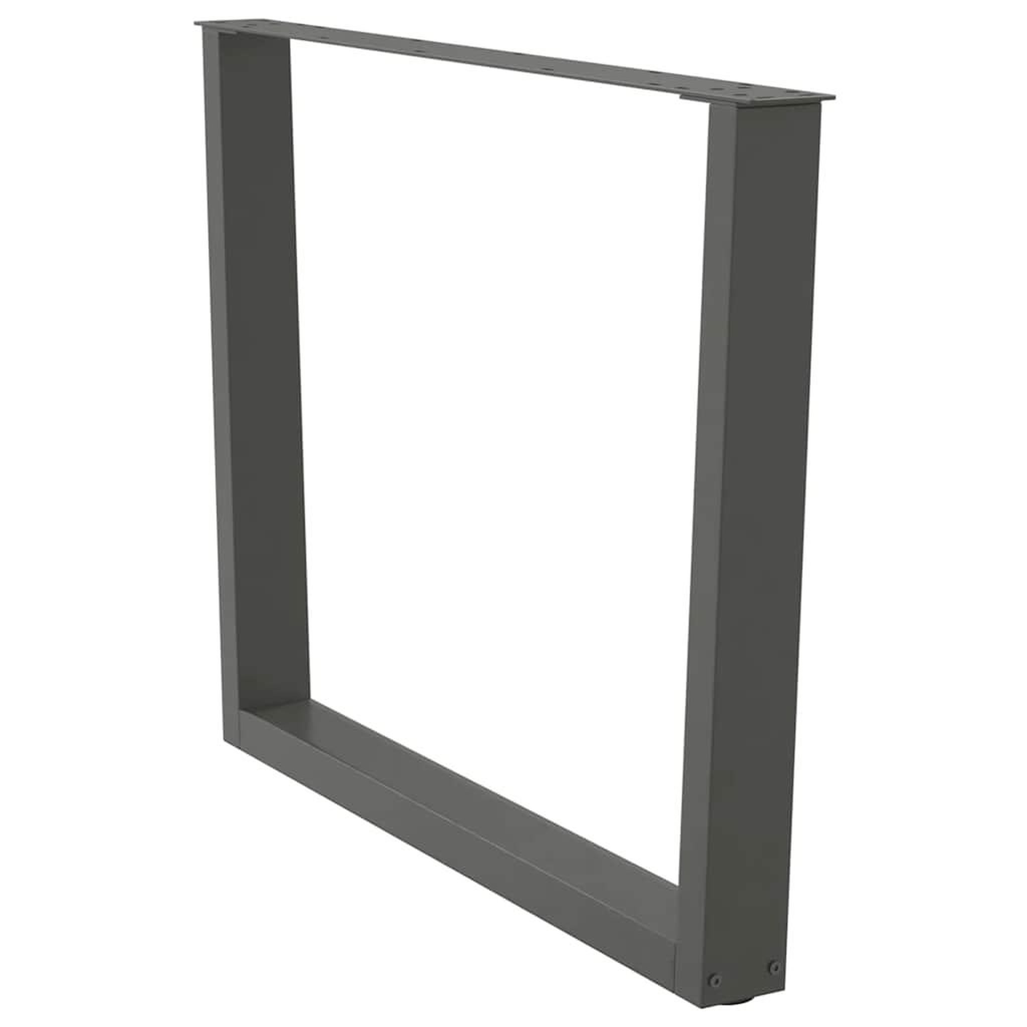 Voir la diapositive 4 : VIDAXL Pieds de table a manger forme de V 3 pcs 100x(72-73,3) cm acier