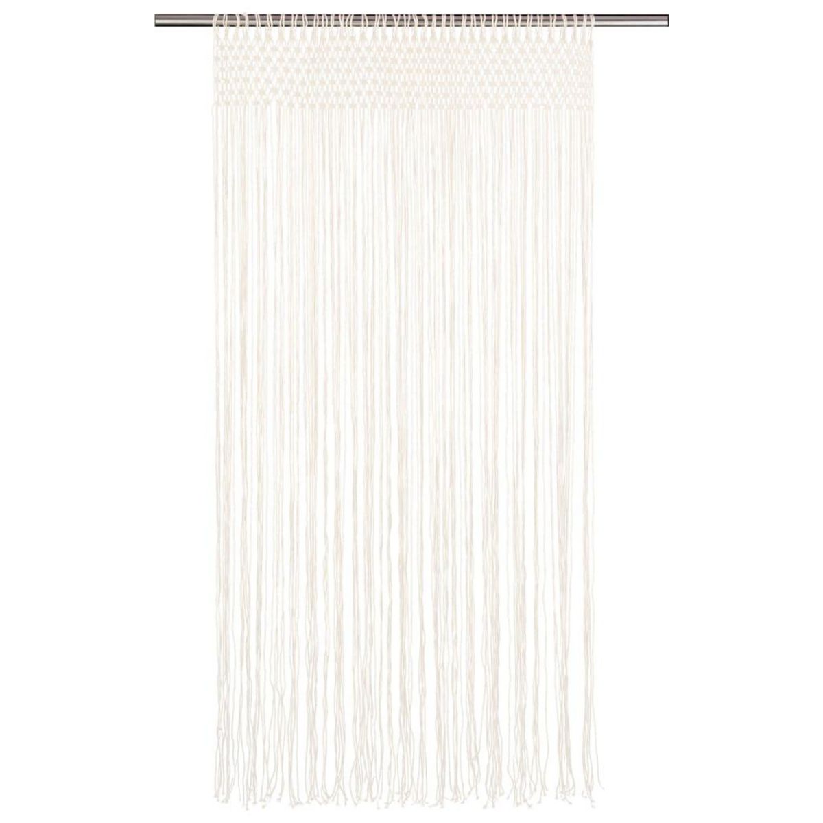 VIDAXL Rideau en macrame 140x240 cm Coton