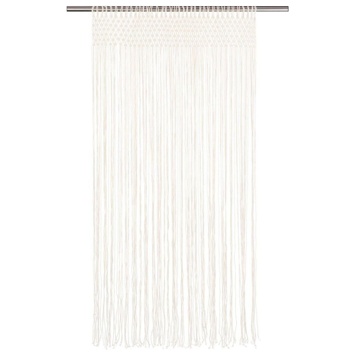 VIDAXL Rideau en macrame 140x240 cm Coton
