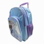 Voir la diapositive 3 : DISNEY Sac à dos à roulettes bleu Reine des Neiges