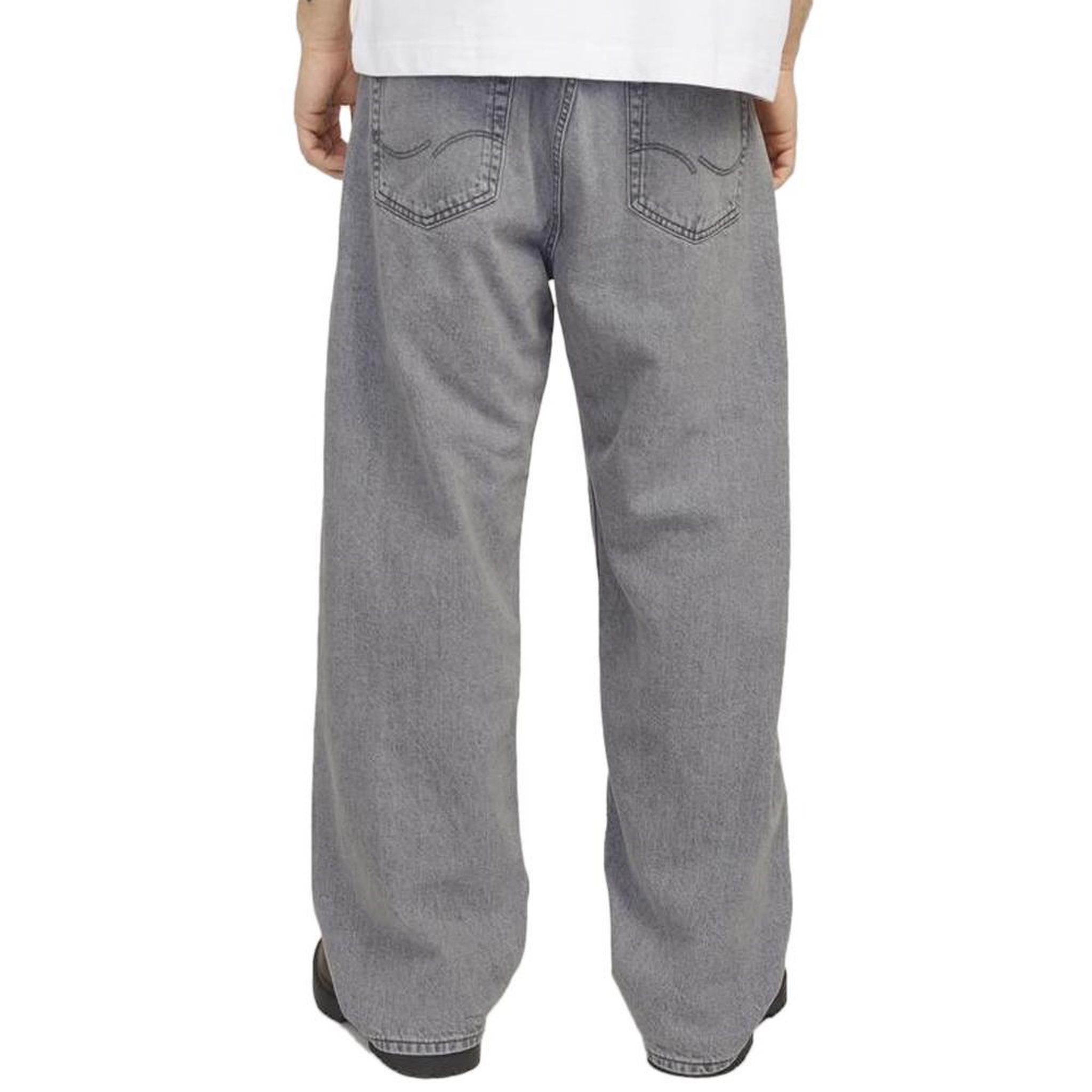 Voir la diapositive 2 : Jack & Jones Jean Baggy Gris Homme Jack & Jones Whalex