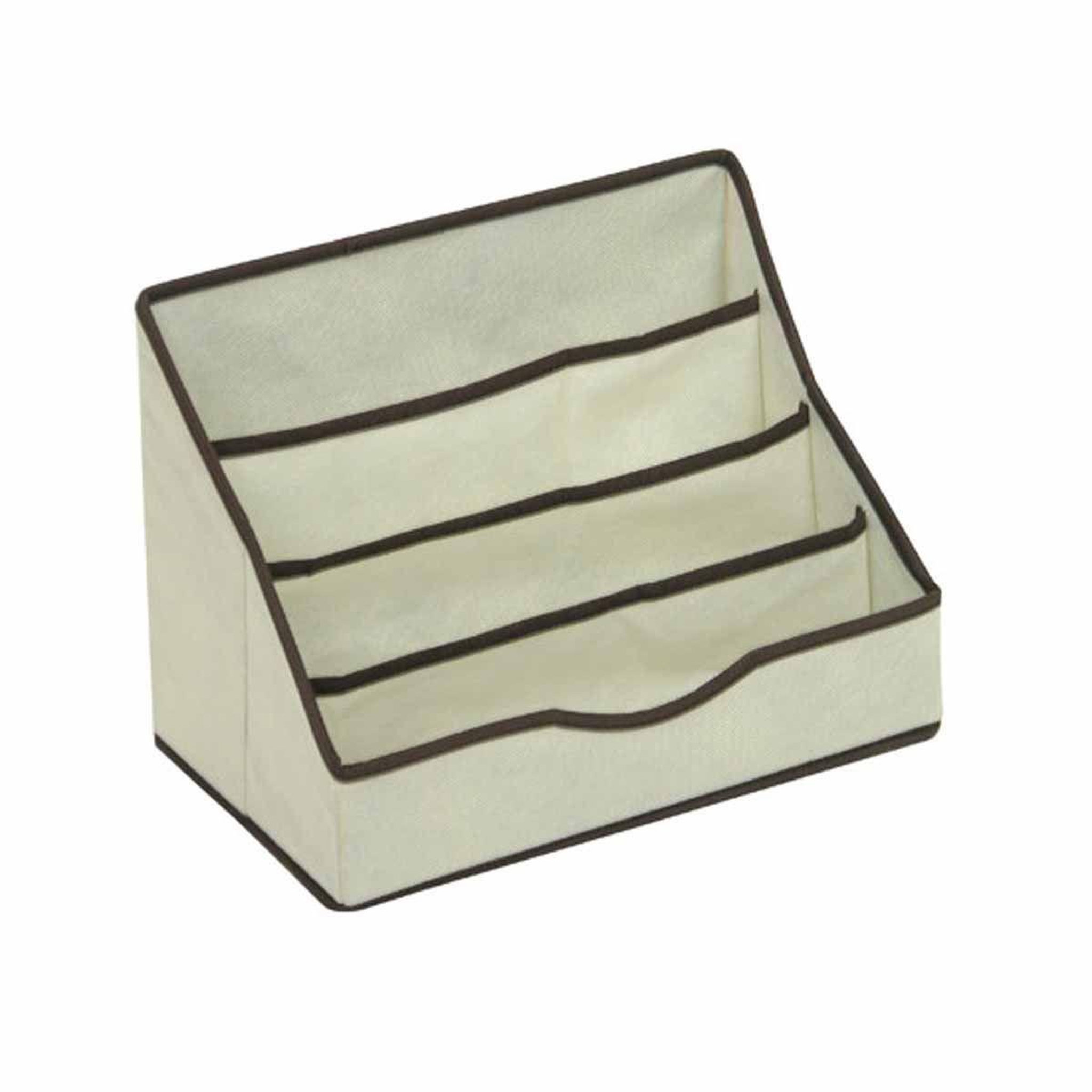 HOMEA Organiseur en tissu  jessy  34cm naturel