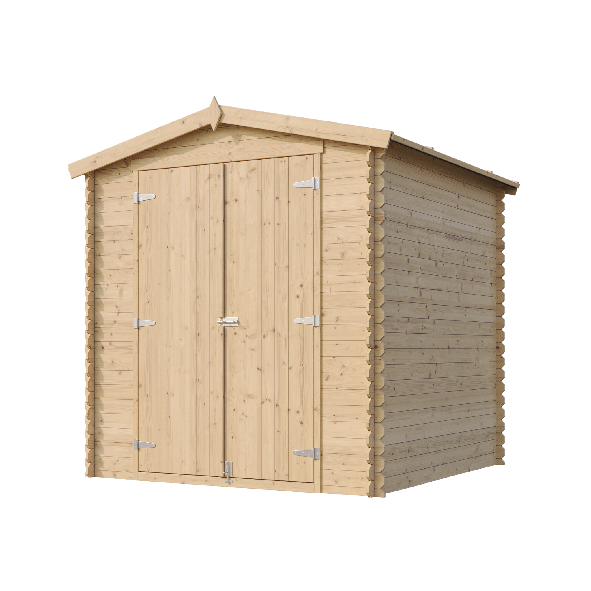 Voir la diapositive 3 : TIMBELA Abri de Jardin En Bois 3,53 m², Cabanon de Jardin, Outils, Sans Plancher M343C1