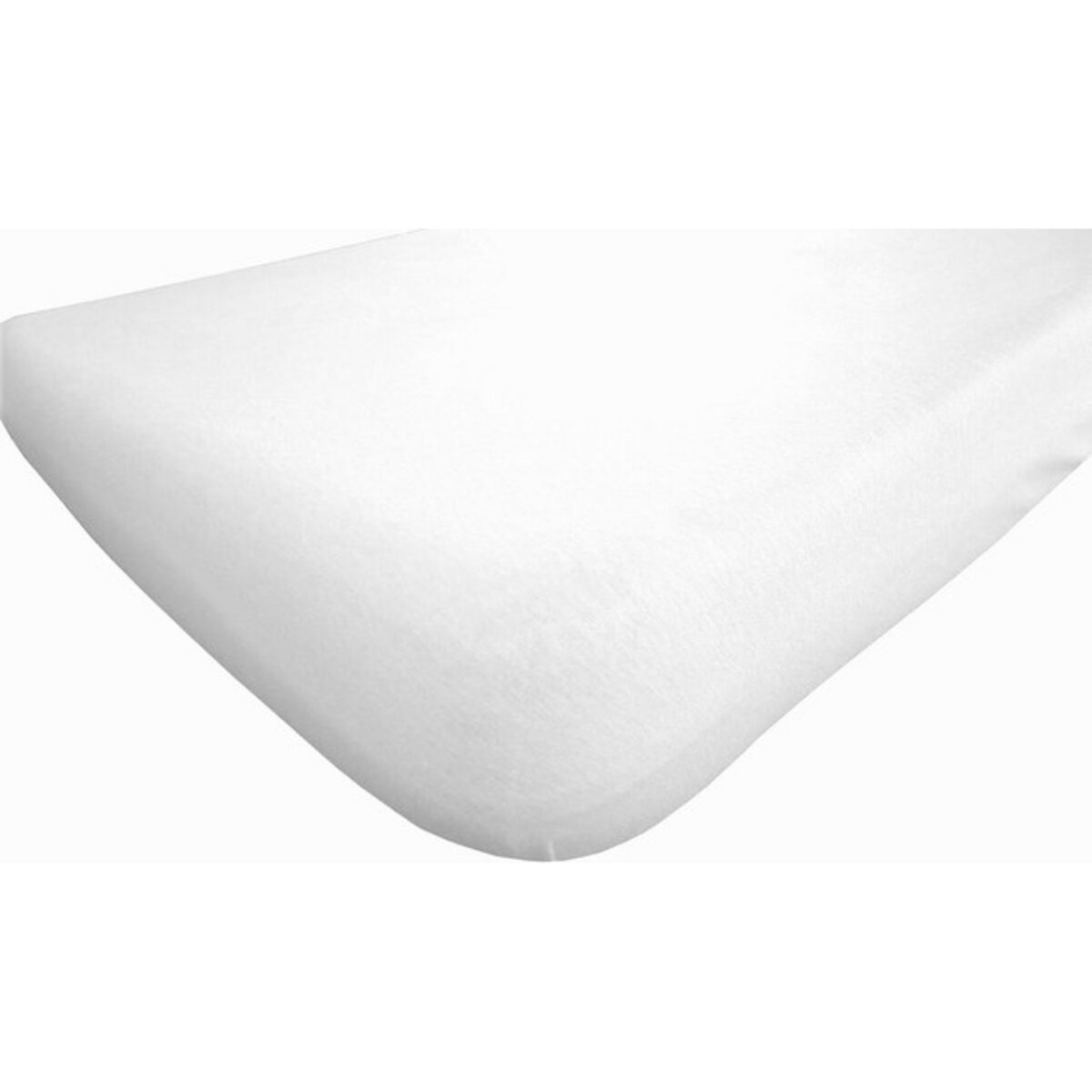 Drap housse blanc 50x80 cm pour le matelas de bébé