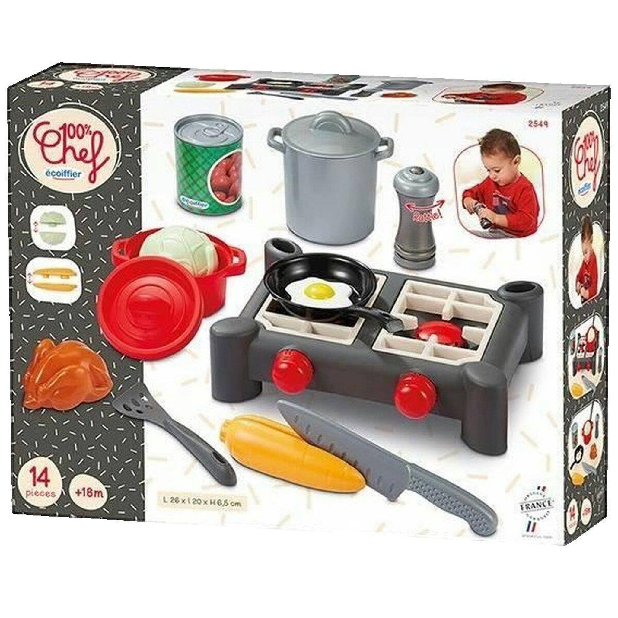 Ecoiffier Jeu de cuisine Ecoiffier Ensemble de dinette multicolore