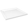 Voir la diapositive 2 : VIDAXL Receveur de douche carre ABS Blanc 80x80 cm