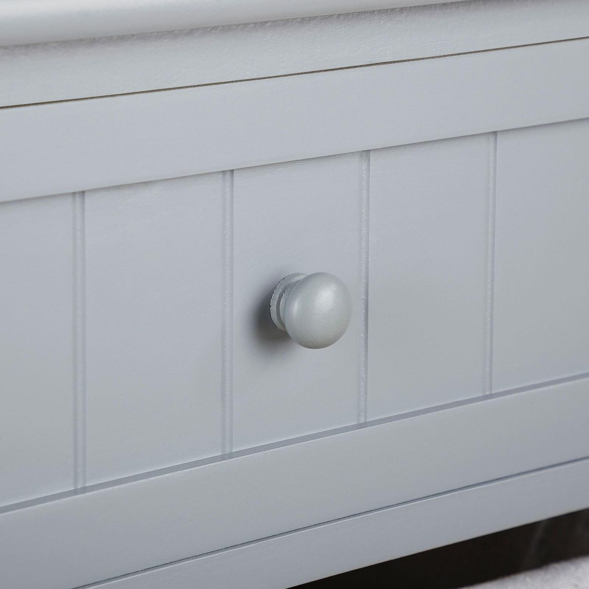 IDIMEX Table de chevet AKURE avec 1 tiroir et 1 panier en bois