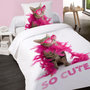 Voir la diapositive 1 : Dourev Housse de couette 140x200 So cute + 1 taie 100% coton
