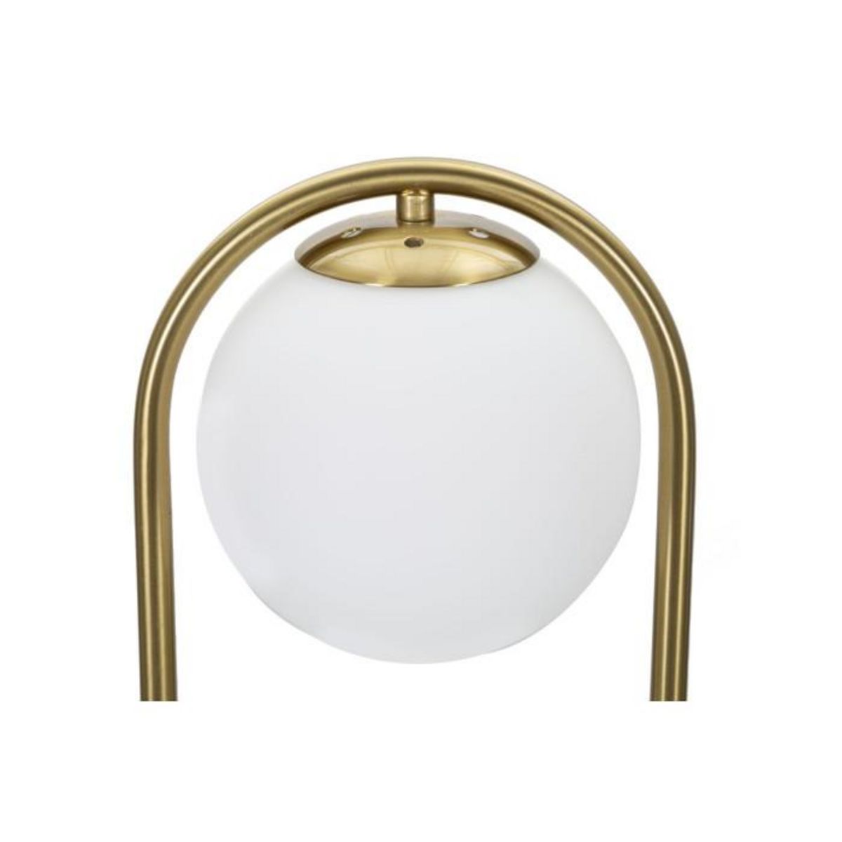 Paris Prix Lampe à Poser Design Arc  Luci  47cm Blanc & Or