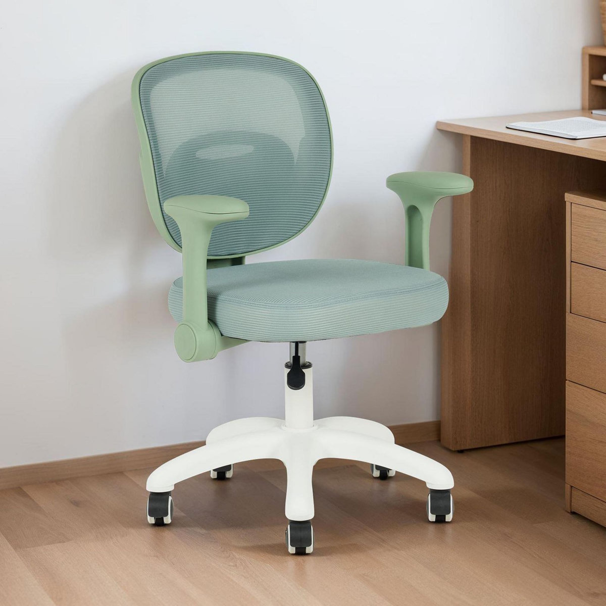 IDIMEX Chaise de bureau enfant AMELIA réglable en tissu mesh