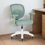 Voir la diapositive 2 : IDIMEX Chaise de bureau enfant AMELIA réglable en tissu mesh