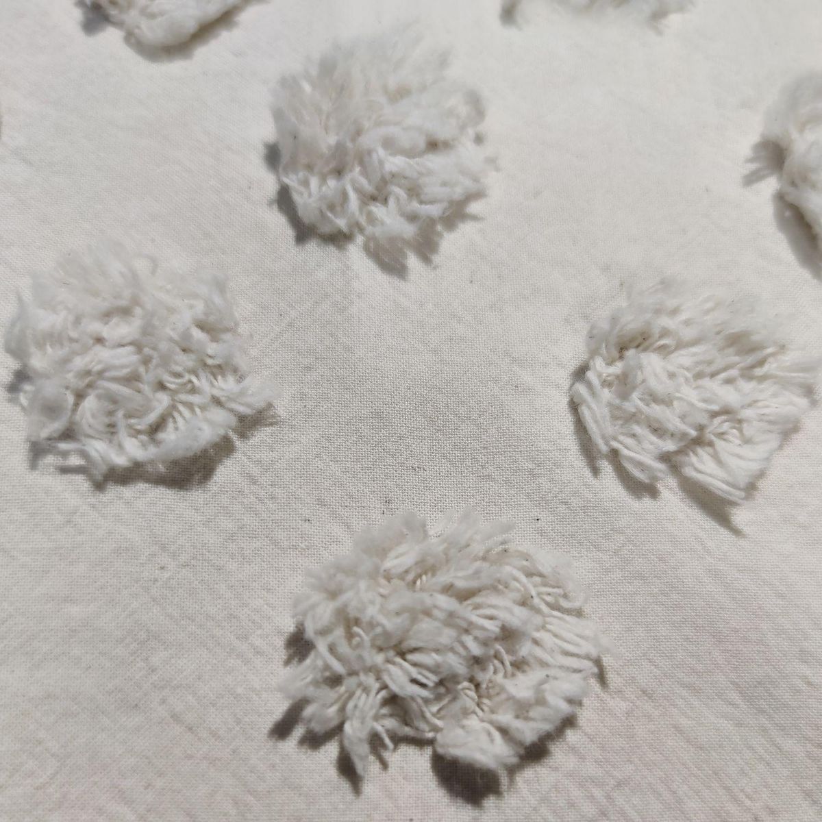 ATMOSPHERA Parure de lit en coton lavé Tuft - 260 x 240 cm