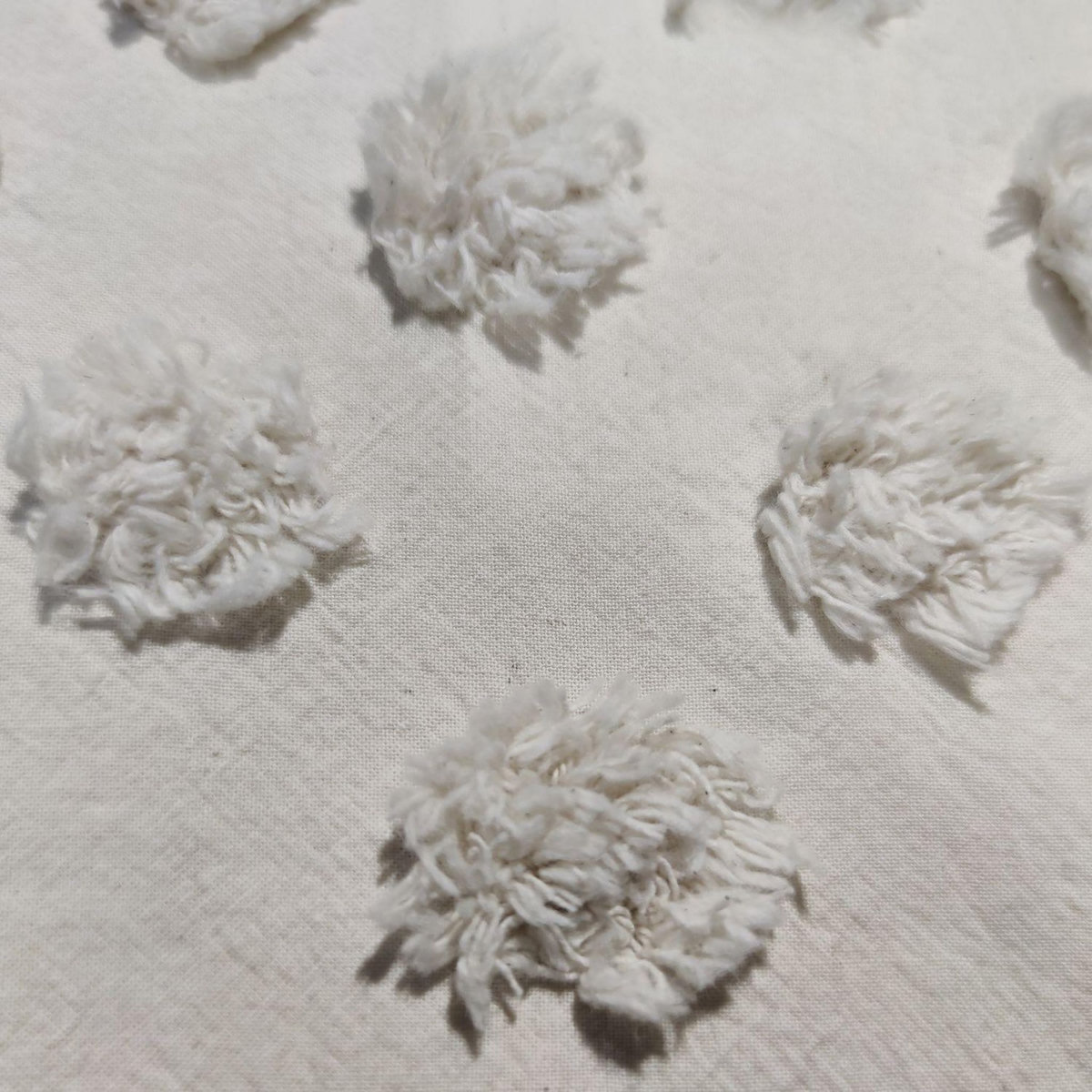 ATMOSPHERA Parure de lit en coton lavé Tuft - 260 x 240 cm