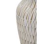 Voir la diapositive 3 : Paris Prix Vase Déco en Résine  Stiky  44cm Or & Blanc