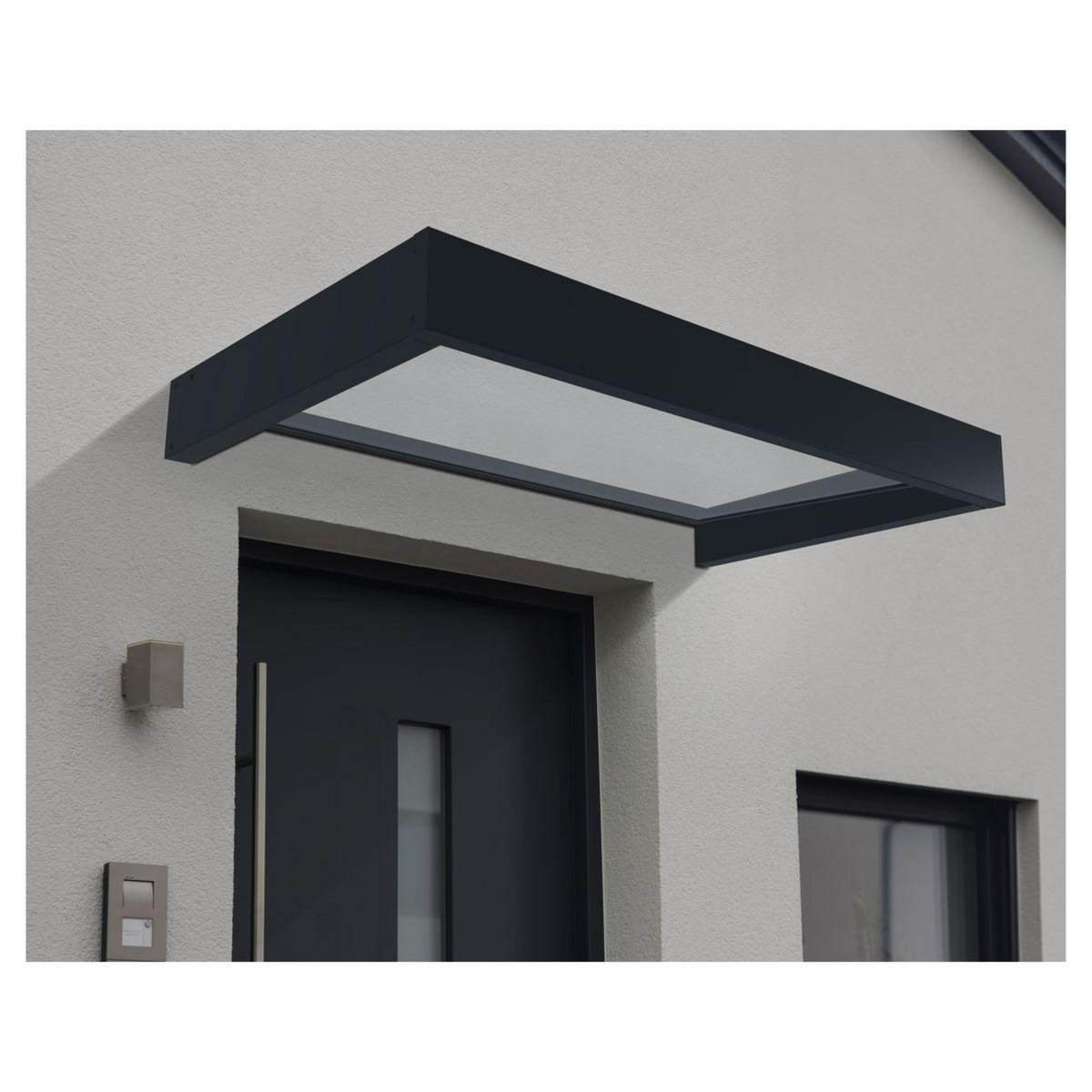 Canopia by PALRAM Marquise 95 x 160 cm Anthracite - SOPHIA 1600