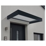 Canopia by PALRAM Marquise 95 x 160 cm Anthracite - SOPHIA 1600