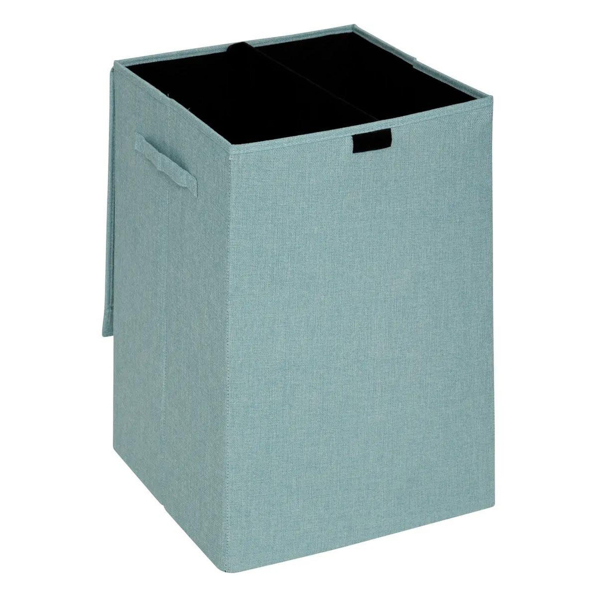 Voir la diapositive 2 : FIVE Panier à linge avec séparateur  colors  74l bleu artic