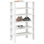 Voir la diapositive 1 : VIDAXL Etagere a chaussures blanc 61x32x105 cm bois d'ingenierie