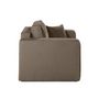 Voir la diapositive 2 : BEST MOBILIER Topaze - fauteuil - en tissu velours relief