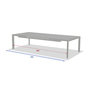 Voir la diapositive 3 : HESPERIDE Table de jardin extensible en aluminium effet bois 14 places EVASION