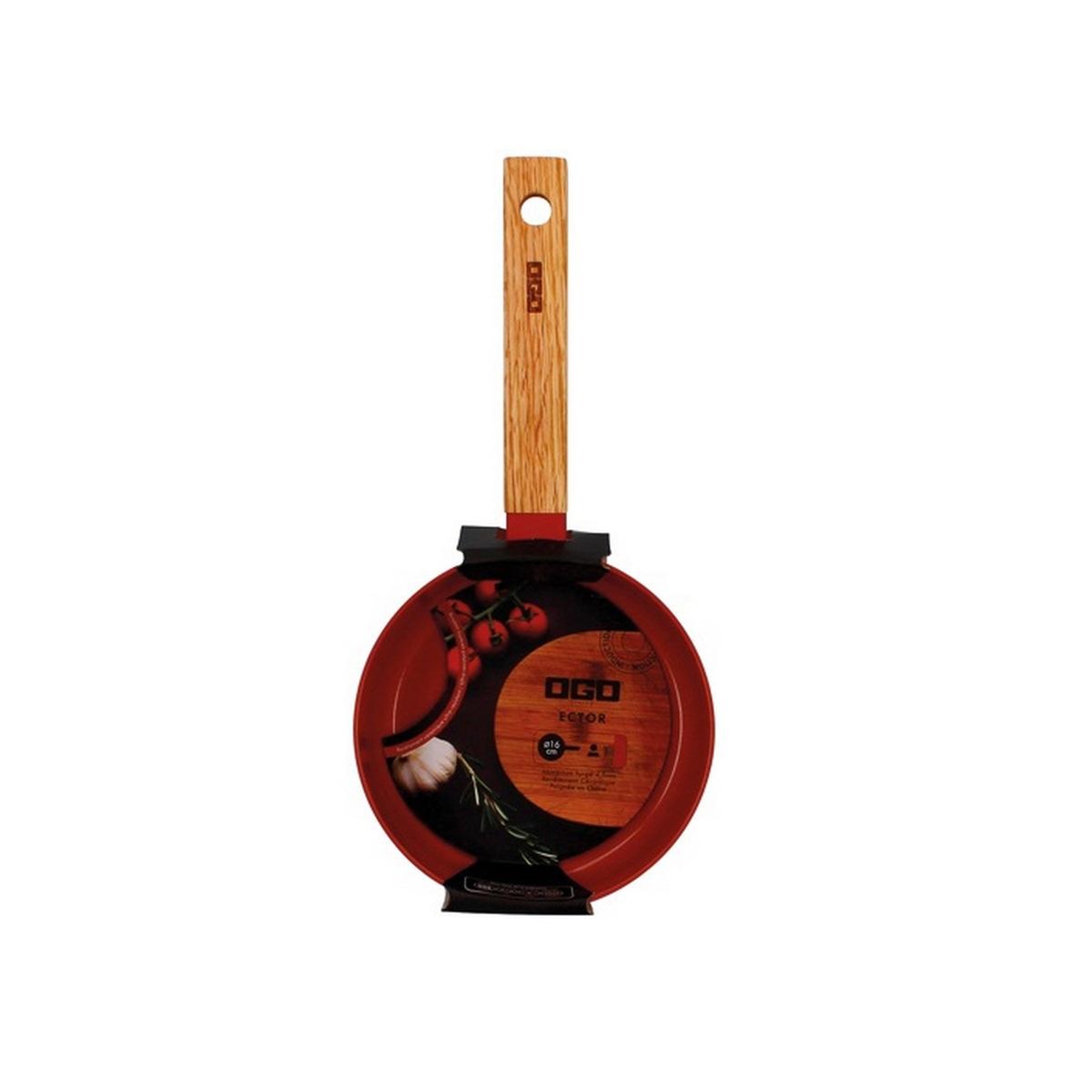 Voir la diapositive 2 : OGO LIVING Casserole aluminium 16cm paprika - 7930280