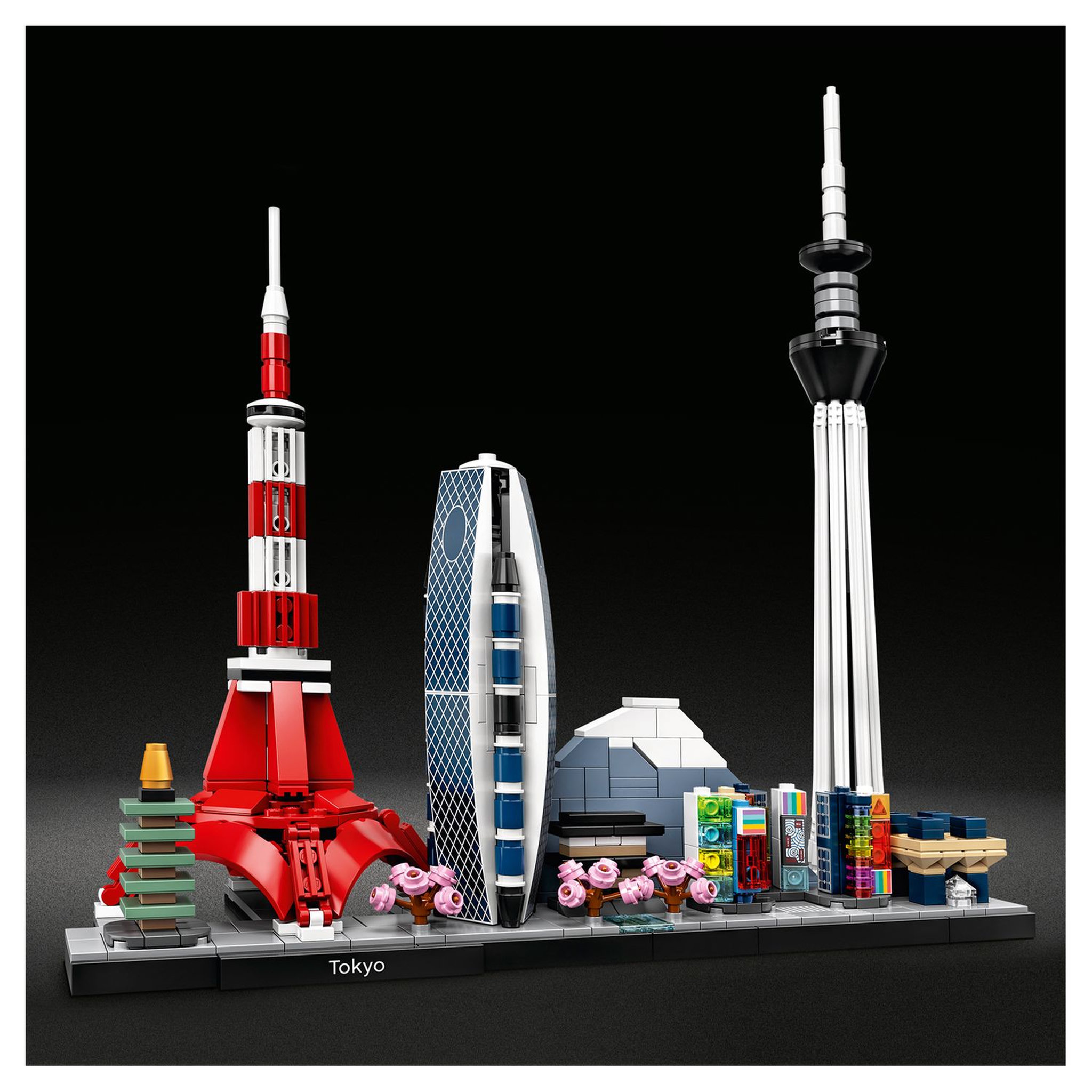 Voir la diapositive 7 : LEGO LEGO Architecture 21051 Tokyo, Ensemble de Construction pour Adultes