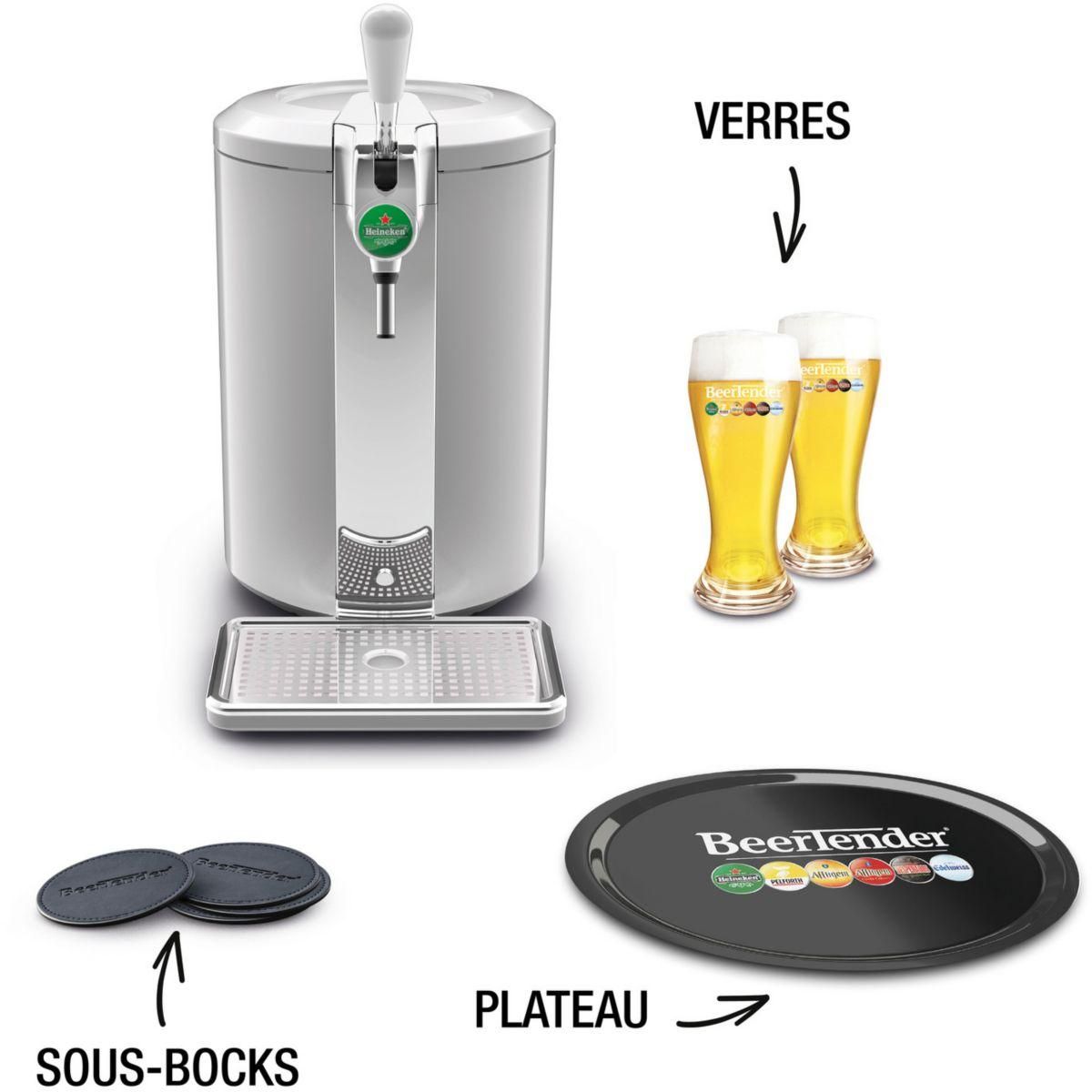 KRUPS Tireuse à bière YY4811FD Beertender Compact Silver