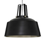 ATMOSPHERA Lampe Suspension Design  Deep Soul  35cm Noir