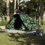Voir la diapositive 3 : VIDAXL Tente de camping a dome 4 personnes camouflage impermeable