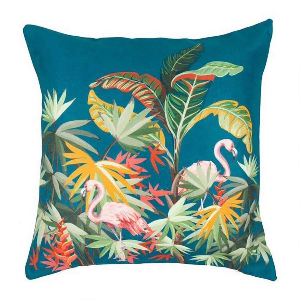 OSTARIA Housse de coussin 40x40 cm Jungle émeraude