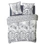 Voir la diapositive 4 : FUTURE HOME Parure de lit 2 personnes en coton 57 fils imprimé blanc