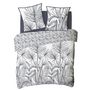 Voir la diapositive 4 : FUTURE HOME Parure de lit 2 personnes en coton 57 fils imprimé blanc