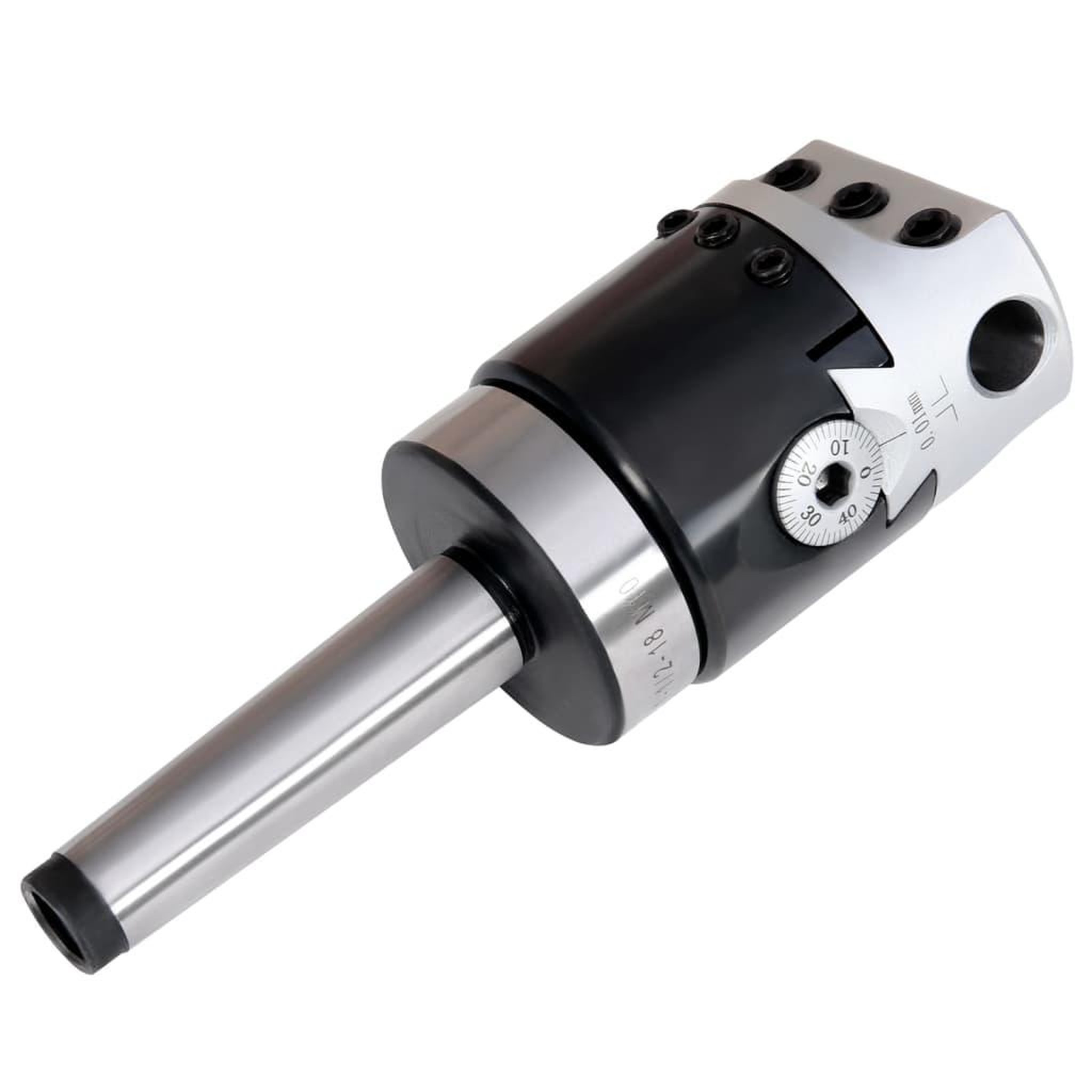 Voir la diapositive 2 : VIDAXL Tete d'alesage 50 mm et tige de perçage MT2 de fraisage a tour
