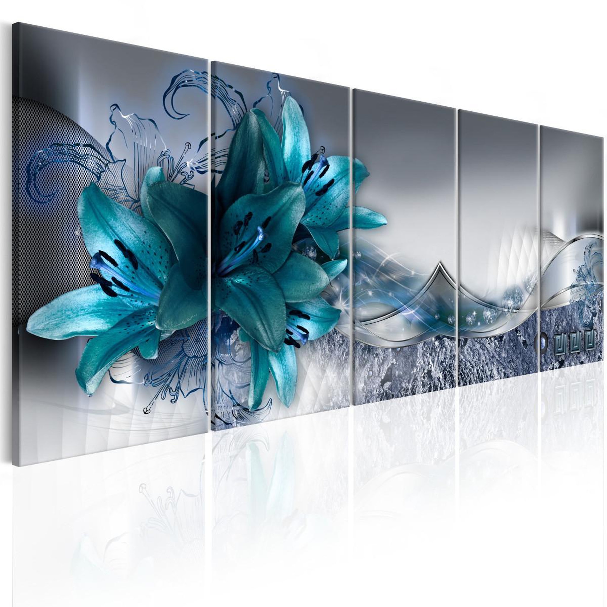 Voir la diapositive 1 : Paris Prix Tableau Imprimé  Arctic Lilies