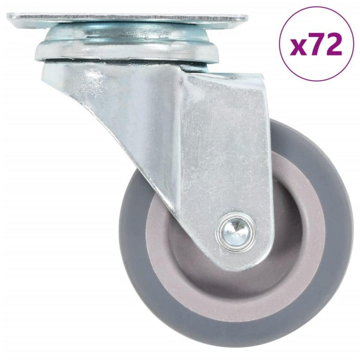 VIDAXL 72 pcs Roulettes pivotantes 50 mm