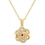 SC BOHEME Collier par SC Bohème orné d'un véritable rubis