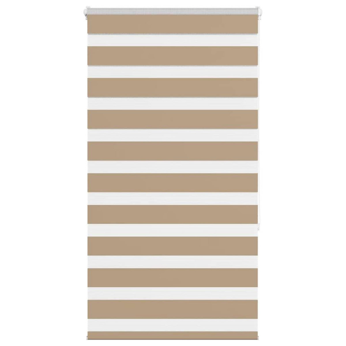 VIDAXL Store zebre marron sable largeur du tissu 70,9 cm polyester